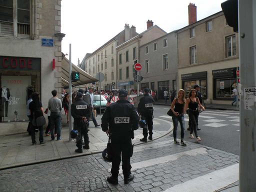  abords de la manifestation pro-palestinienne